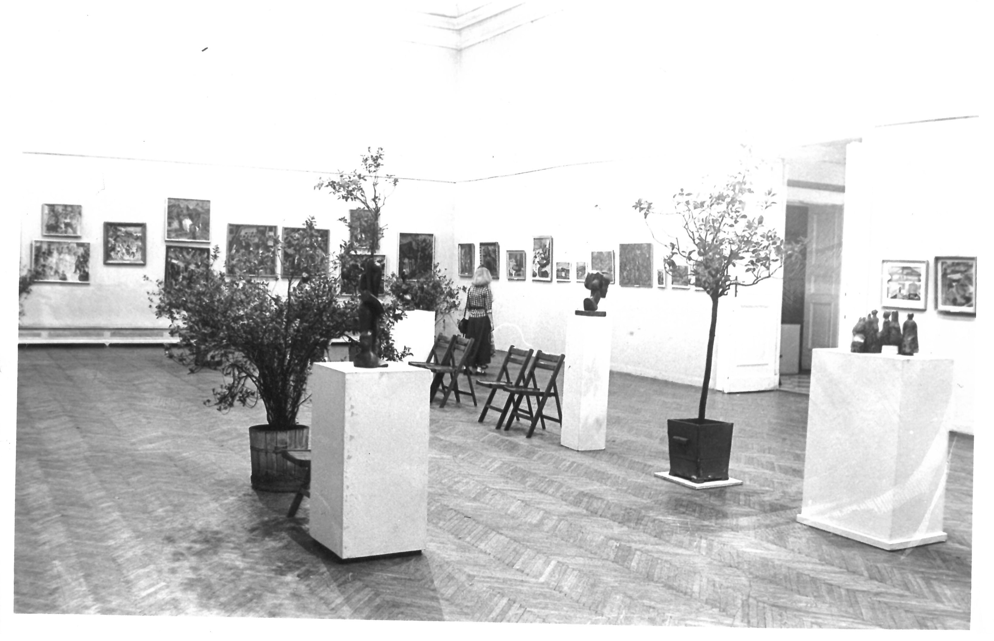 Sala wystawy Grupa Krakowska 1932–1937 w Pałacu Sztuki w 1979 roku